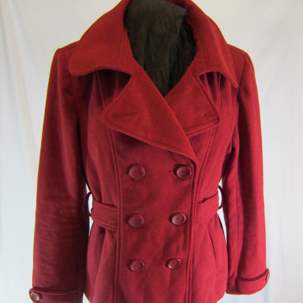 Never Been Worn Stunning Belted Look Pea Coat